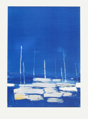 Sailboats At Antibes by Nicolas De Stael Pricing Limited Edition Print image