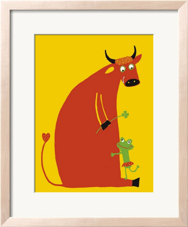 Love Between A Beef And A Frog by Andree Prigent Pricing Limited Edition Print image