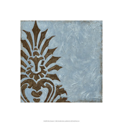 Silver Damask I by Chariklia Zarris Pricing Limited Edition Print image