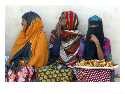 A Somali Woman, Right, Waits For Travelers To Buy Samosas, Sunday, September 24, 2006 by Sayyid Azim Pricing Limited Edition Print image