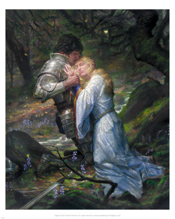Lancelot And Guinevere by Donato Giancola Pricing Limited Edition Print image