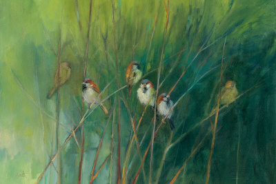 Summer Sparrows by Ellen Granter Pricing Limited Edition Print image