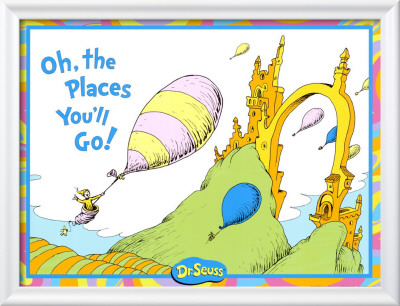 Oh, The Places You'll Go! by Dr. Seuss (Theodore Geisel) Pricing Limited Edition Print image