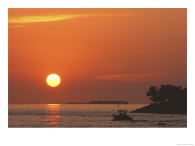 Sunset At Mallory Pier, Key West, Florida, Usa by Rob Tilley Pricing Limited Edition Print image