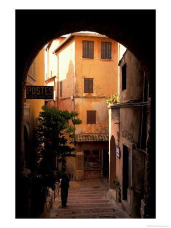 Old Village Archway, Roquebrune-Cpa-Martin, France by Walter Bibikow Pricing Limited Edition Print image