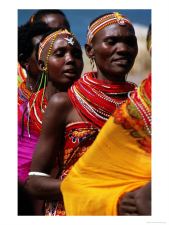 Dancers, El Molo Village, Lake Turkana, Kenya by Tom Cockrem Pricing Limited Edition Print image