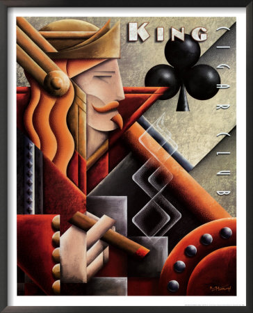 King Cigar Club by Michael L. Kungl Pricing Limited Edition Print image