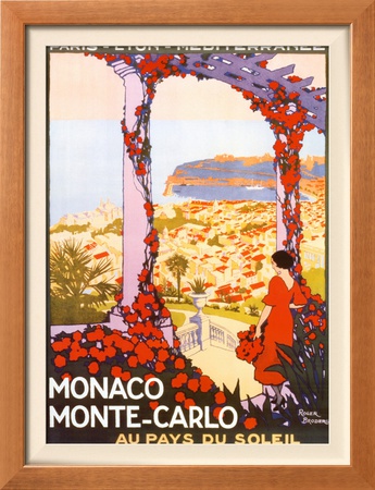 Monte Carlo, Monaco by Roger Broders Pricing Limited Edition Print image