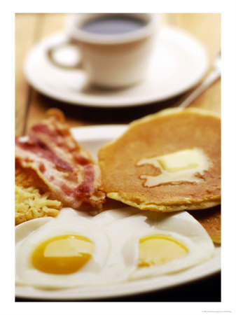 American Breakfast Of Pancakes, Eggs, And Bacon by Jim Mcguire Pricing Limited Edition Print image