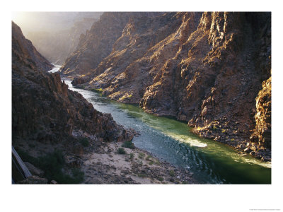 Elevated View Of Colorado River Passing Through Lower Granite Gorge by Kate Thompson Pricing Limited Edition Print image