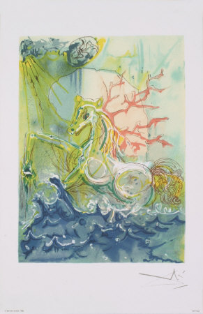 Neptune, 1983 by Salvador Dali Pricing Limited Edition Print image