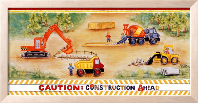 Construction Ahead by Lila Rose Kennedy Pricing Limited Edition Print image