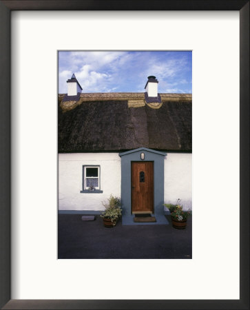Thatch Roofed Cottage In County Sligo, Ireland by Dave Bartruff Pricing Limited Edition Print image