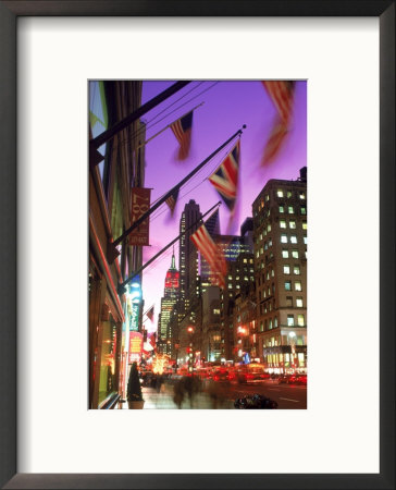 Nyc, Fifth Avenue Flags by Rudi Von Briel Pricing Limited Edition Print image