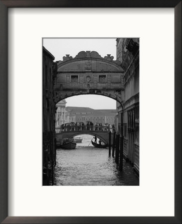 Canal With Bridge, Venice, Italy by Keith Levit Pricing Limited Edition Print image