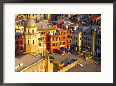 Hillside Town Of Vernazza, Cinque Terre, Italy by Julie Eggers Pricing Limited Edition Print image