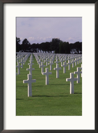 World War Ii Cemetery, Normandy, France by Bill Bachmann Pricing Limited Edition Print image
