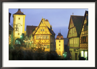 Rothenburg At Night, Germany by Peter Adams Pricing Limited Edition Print image