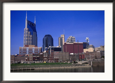 Riverfront Park And Downtown, Nashville by Bruce Leighty Pricing Limited Edition Print image