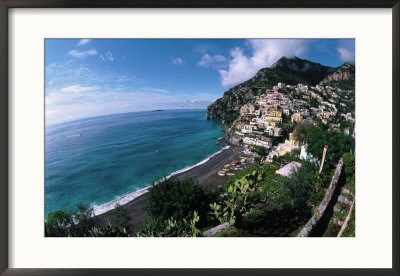 Village Of Positano, Italy by Bill Bachmann Pricing Limited Edition Print image