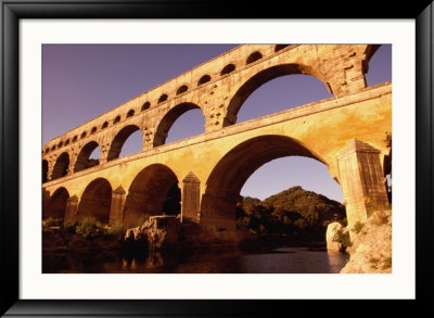 Pont Du Gard, Languedoc-Roussillon, France by Diana Mayfield Pricing Limited Edition Print image