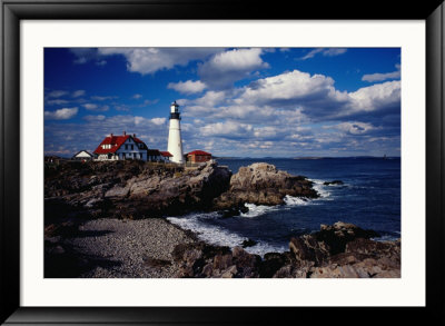 Portland Head Lighthouse On Cape Elizabeth, Portland, Maine, Usa by Jon Davison Pricing Limited Edition Print image