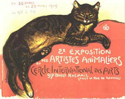 Exposition Des Artistes Animaliers by Theophile Alexandre Steinlen Pricing Limited Edition Print image
