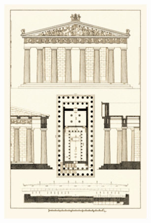 The Parthenon At Athens by J. Buhlmann Pricing Limited Edition Print image