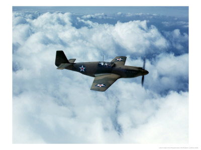 North American's P-51 Mustang Fighter Is In Service With Britain's Royal Air Force, 1942 by Mark Sherwood Pricing Limited Edition Print image