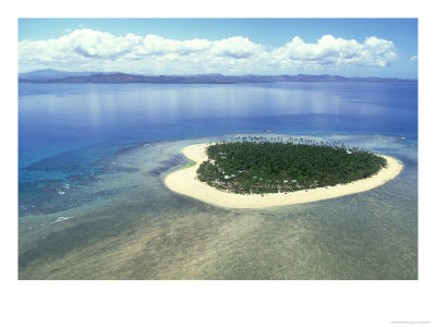 Aerial View, S.W. Fiji Islands by Scott Winer Pricing Limited Edition Print image