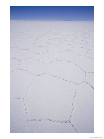 Bolivian Altiplano, Salt Pan, Potosi District, Bolivia by Mark Jones Pricing Limited Edition Print image