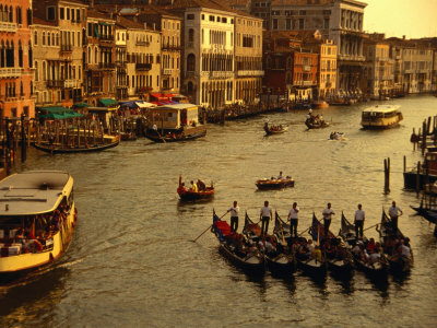 Grand Canal From Ponte Di Rialto, Venice, Italy by Jon Davison Pricing Limited Edition Print image