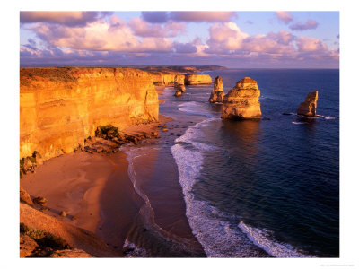 Morning At 12 Apostles, Great Ocean Road, Port Campbell National Park, Victoria, Australia by Howie Garber Pricing Limited Edition Print image