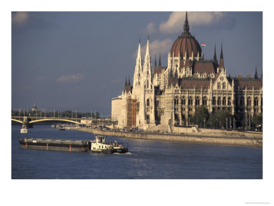 Parliament And Danube, Budapest, Hungary by Dave Bartruff Pricing Limited Edition Print image