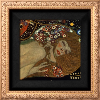 Sea Serpents Iii (Detail) by Gustav Klimt Pricing Limited Edition Print image