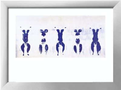 Untitled, Anthropometry, C.1960 (Ant100) by Yves Klein Pricing Limited Edition Print image