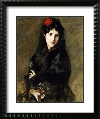 Mrs. Chase In Spanish Costume by William Merritt Chase Pricing Limited Edition Print image