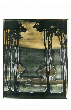 Nouveau Trees I by Jennifer Goldberger Pricing Limited Edition Print image