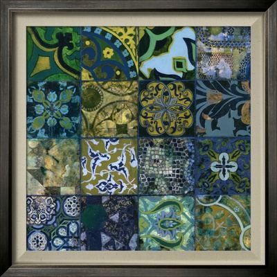 Cobalt Mosaic I by John Douglas Pricing Limited Edition Print image