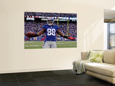 Atlanta Falcons And New York Giants: Hakeem Nicks by Matt Slocum Pricing Limited Edition Print image