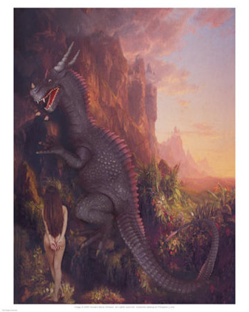 The Dragon Charmer by Howard David Johnson Pricing Limited Edition Print image
