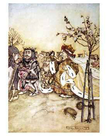 Off With Their Heads! by Arthur Rackham Pricing Limited Edition Print image