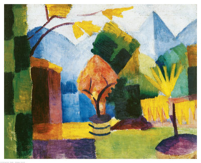 Garden On The Lake by Auguste Macke Pricing Limited Edition Print image