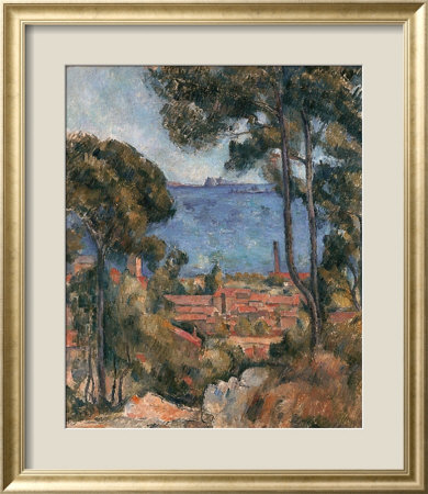 Vue De L'estaque by Paul Cézanne Pricing Limited Edition Print image