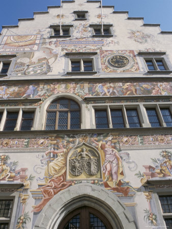 Old Town Hall, Lindau, Lake Constance (Bodensee), Bavaria, Germany by Brigitte Bott Pricing Limited Edition Print image