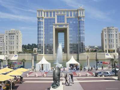 Place D'europe, Built By Ricardo Bofill, Antigone, Montpellier, Languedoc, France by Brigitte Bott Pricing Limited Edition Print image