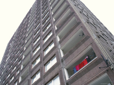 Tower Blocks, Social Housing, Queen's Park, London, England, United Kingdom by Brigitte Bott Pricing Limited Edition Print image