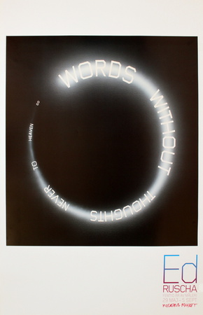 Words by Edward Ruscha Pricing Limited Edition Print image