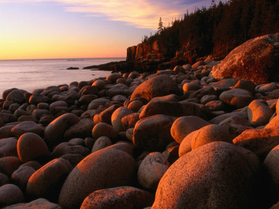 Otter Cliffs At Sunrise, Acadia National Park, Maine by Eddie Brady Pricing Limited Edition Print image
