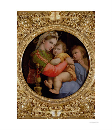 The Madonna Of The Chair by Raphael Pricing Limited Edition Print image